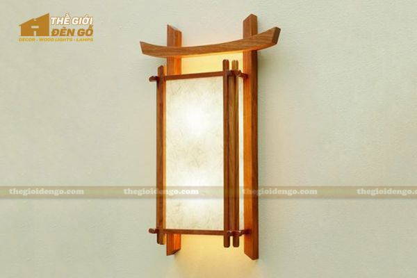 Thế giới đèn gỗ - Đèn gỗ trang trí treo tường DGW016