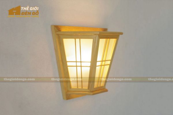 Thế Giới Đèn Gỗ - Đèn gỗ trang trí treo tường DGW035 - 2