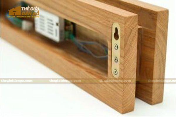 Thế Giới Đèn Gỗ - Đèn gỗ trang trí treo tường DGW049 - 4