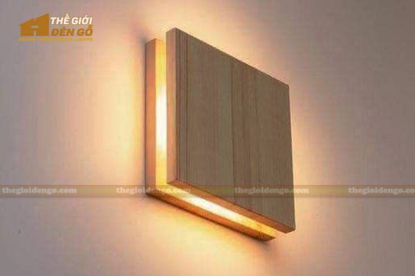 Thế Giới Đèn Gỗ - Đèn gỗ trang trí treo tường DGW052 - 1