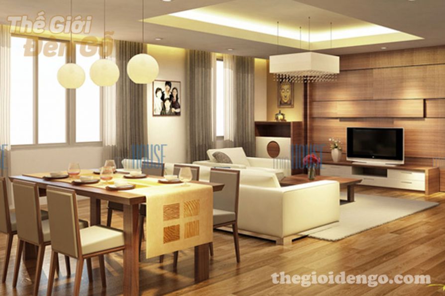 Thế Giới Đèn Gỗ - Thiết kế nội thất gỗ cho căn hộ thêm phần sang trọng